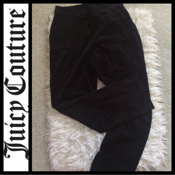Juicy Couture Mid-Rise Velour Lounge Pants - Picture 4 of 9